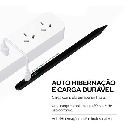 WB Caneta Pencil Para Apple Preta Alta Precisão 1.0mm