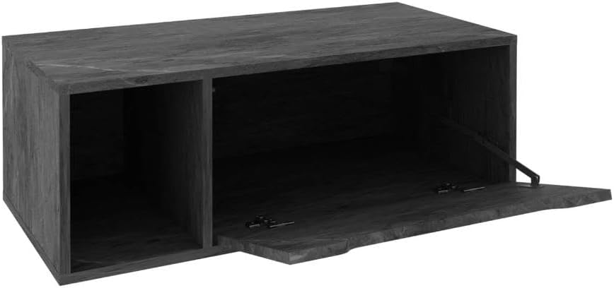 Gabinete Banheiro 80cm Tecno Mobili Bn3644 Mármore Lunar