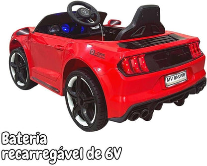 MINI CARRO ELÉTRICO IMPORTWAY 6V BW240VM VERMELHO