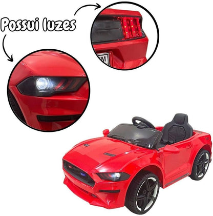 MINI CARRO ELÉTRICO IMPORTWAY 6V BW240VM VERMELHO