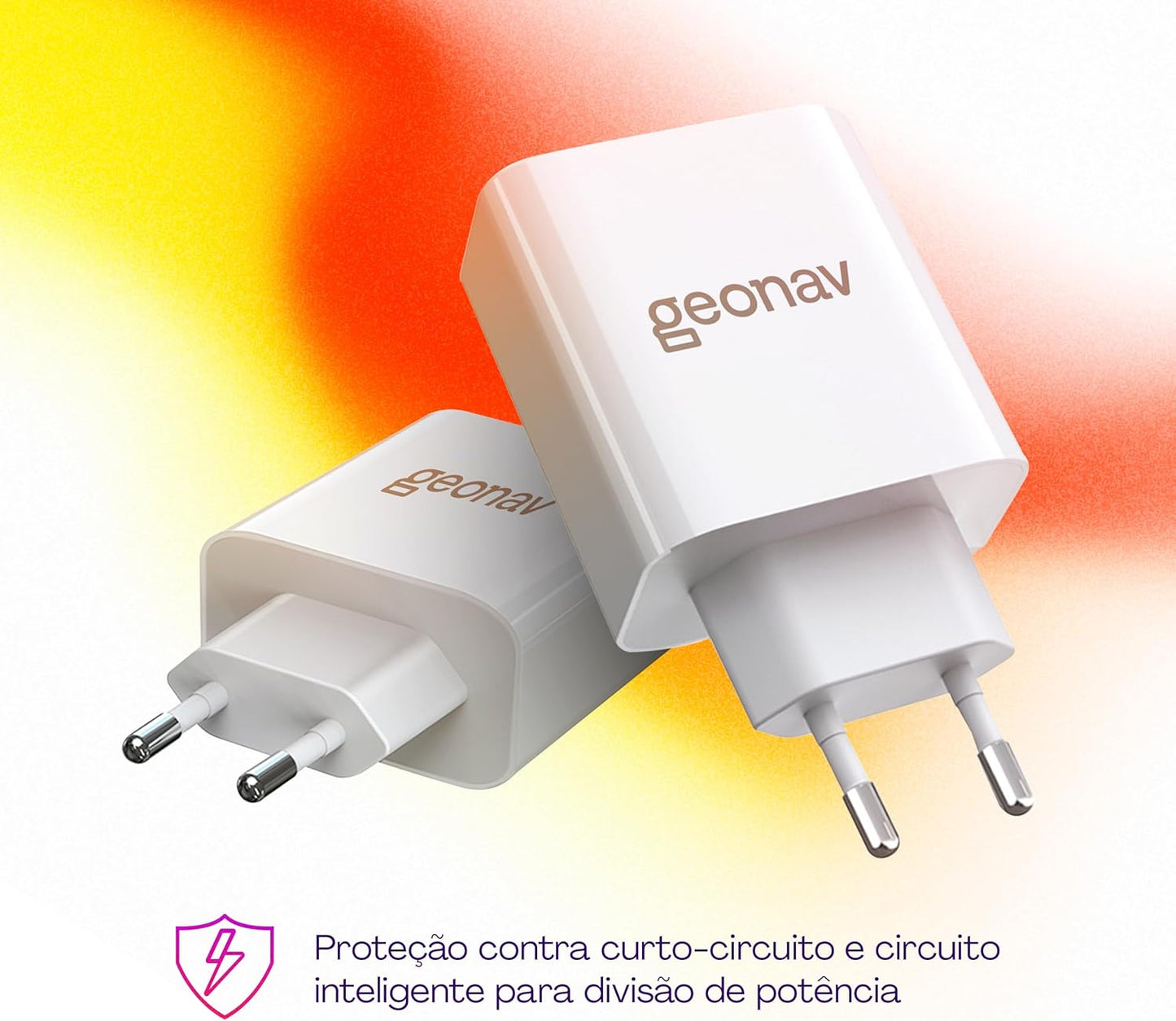 Carregador Superpower Duo 48W Universal GEONAV