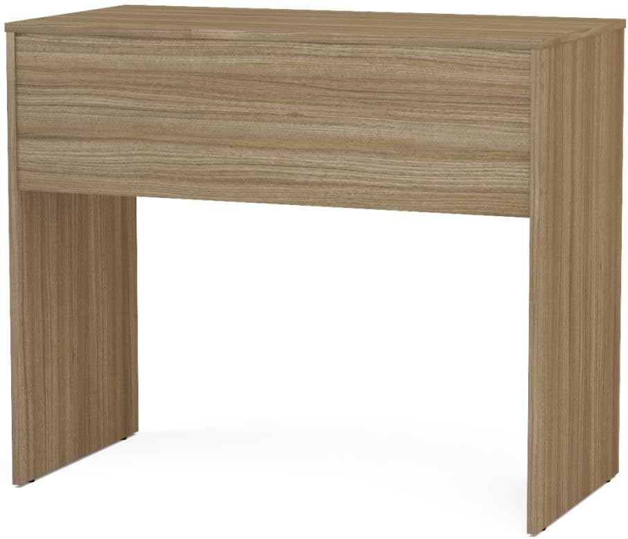 Mesa Escrivaninha Tijuca com 2 gavetas Castanho - Politorno