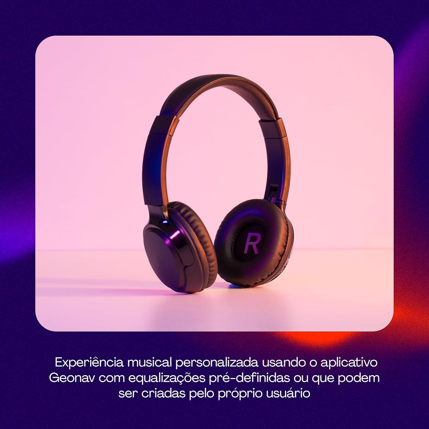 Fone de Ouvido Bluetooth AerJoy Dobrável