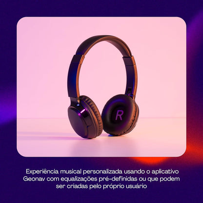 Fone de Ouvido Bluetooth AerJoy Dobrável