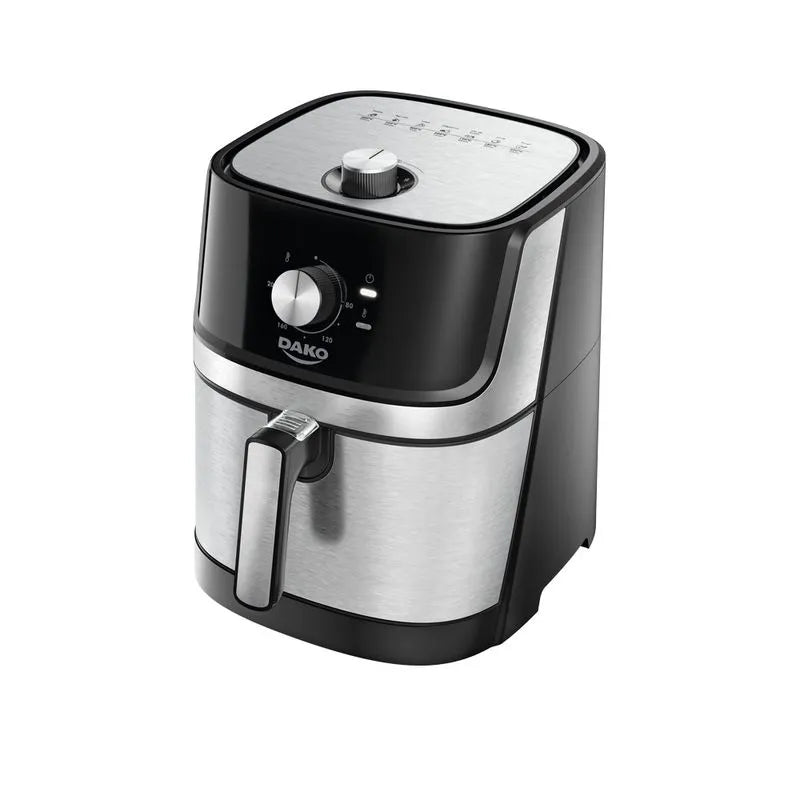 Air Fryer 5 Litros Inox com Painel Analógico Dako