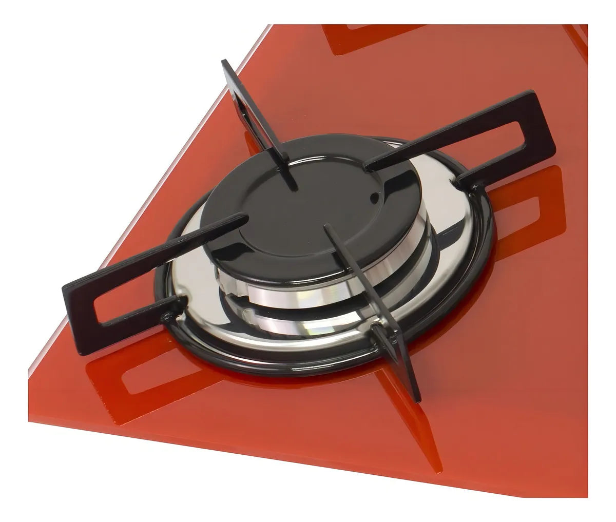 Cooktop 4 Bocas Ultra Chama Bivolt Vermelho Chamalux