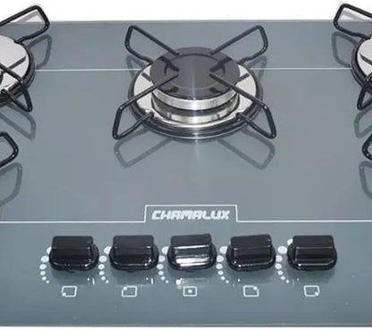 Cooktop 5 Bocas Chamalux Ultra Chama Cinza