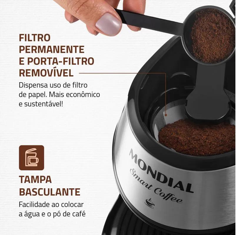 Cafeteira Elétrica Smart Coffe Mondial 220V