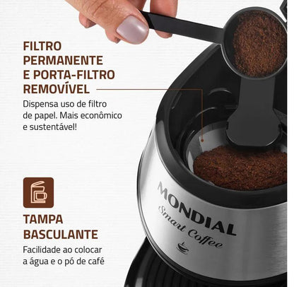 Cafeteira Elétrica Smart Coffe Mondial 220V