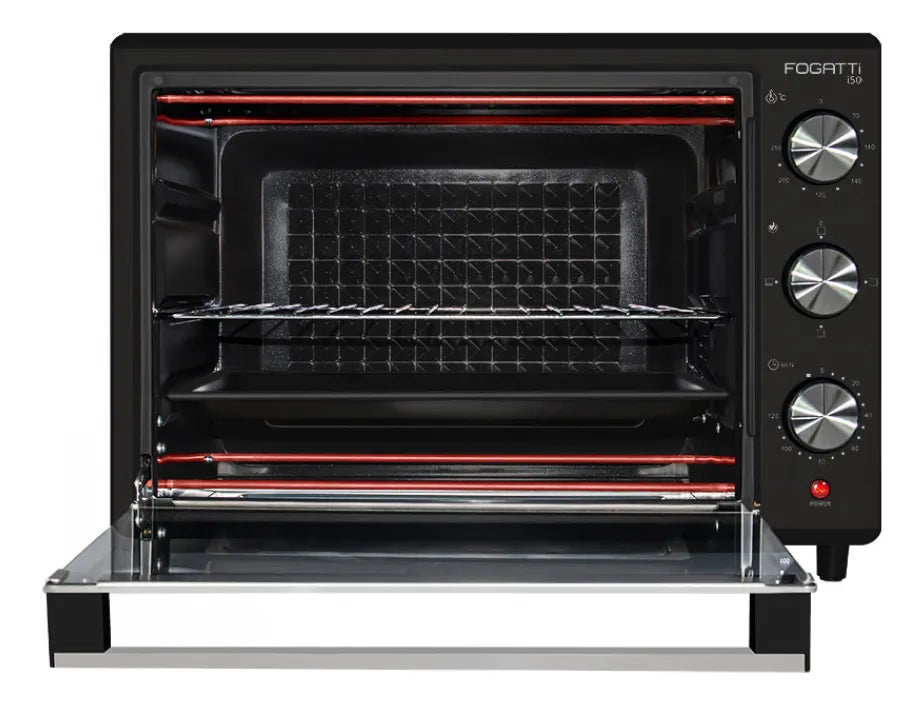 Forno Elétrico De Bancada 50 Litros Fogatti Black