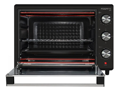 Forno Elétrico De Bancada 50 Litros Fogatti Black