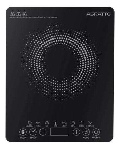 Fogão Cooktop de Indução 1 Boca Agratto