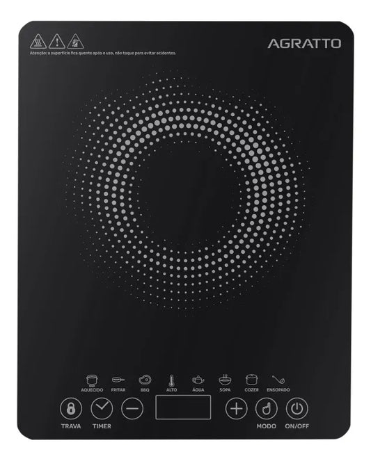 Fogão Cooktop de Indução 1 Boca Agratto