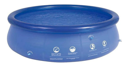 Piscina Infantil Inflável Redonda 3400 Litros Splash Fun Mor Azul