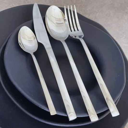 Faqueiro 16 Peças Oslo Aço Inox Wolff Prateado