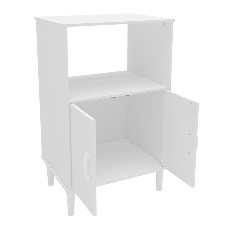 Balcão Multiuso com tampa 2 Portas Cerro Largo Politorno - Branco