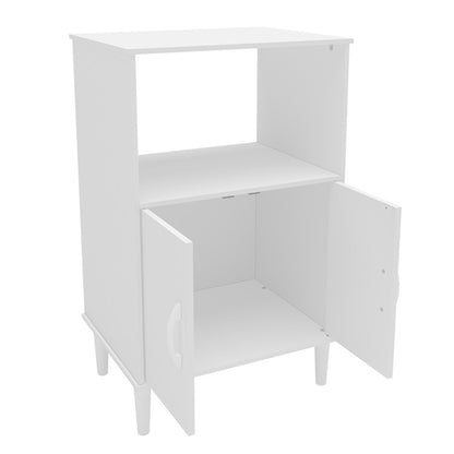 Balcão Multiuso com tampa 2 Portas Cerro Largo Politorno - Branco