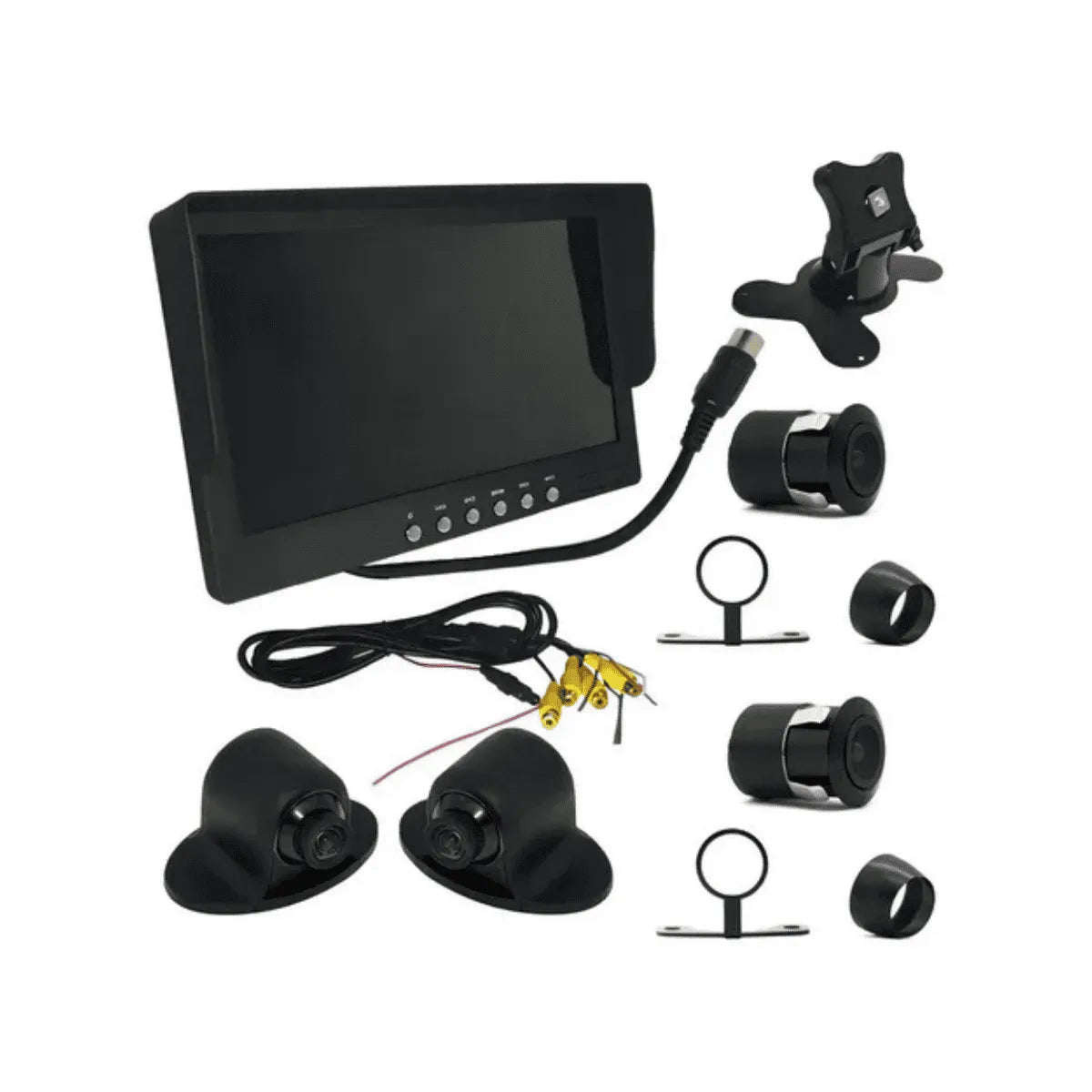 Kit de Monitoramento Veicular Roadstar RS816BR com Monitor 7" + 4 Câmeras