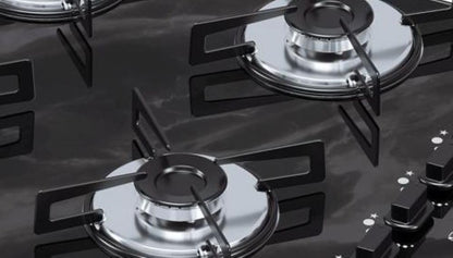 Cooktop 4 Bocas Chamalux Ultra Chama Mármore Preto