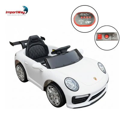 MINI CARRO ELÉTRICO 6V BRANCO - BW402BR IMPORTWAY