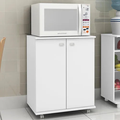 Armário De Cozinha Baixo 2 Portas 1 Prateleira Bl3300 Branco