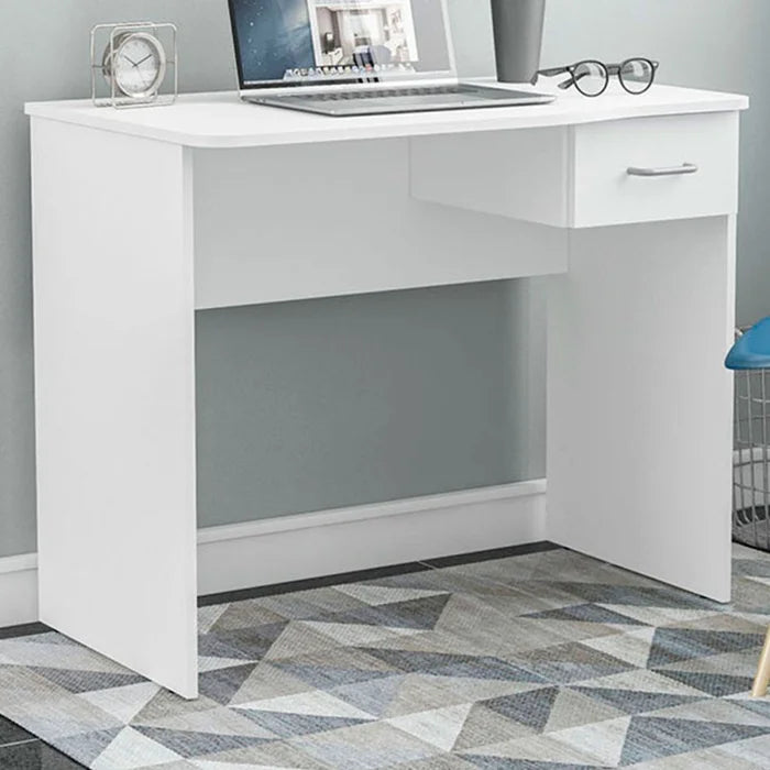 Mesa Escrivaninha Arapeí 1 Gaveta Branco - Politorno