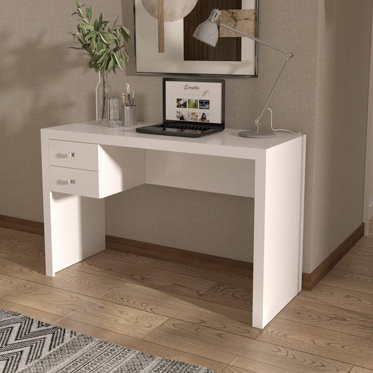 Escrivaninha Tecno Mobili Me4123 Mdf Branco