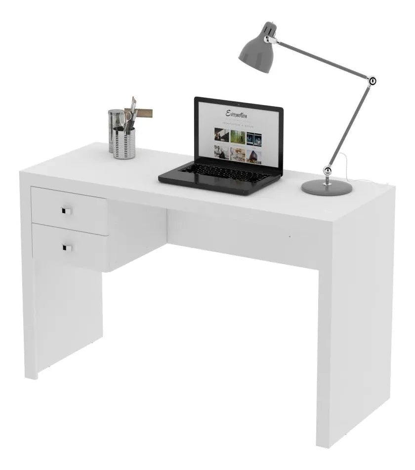 Escrivaninha Tecno Mobili Me4123 Mdf Branco