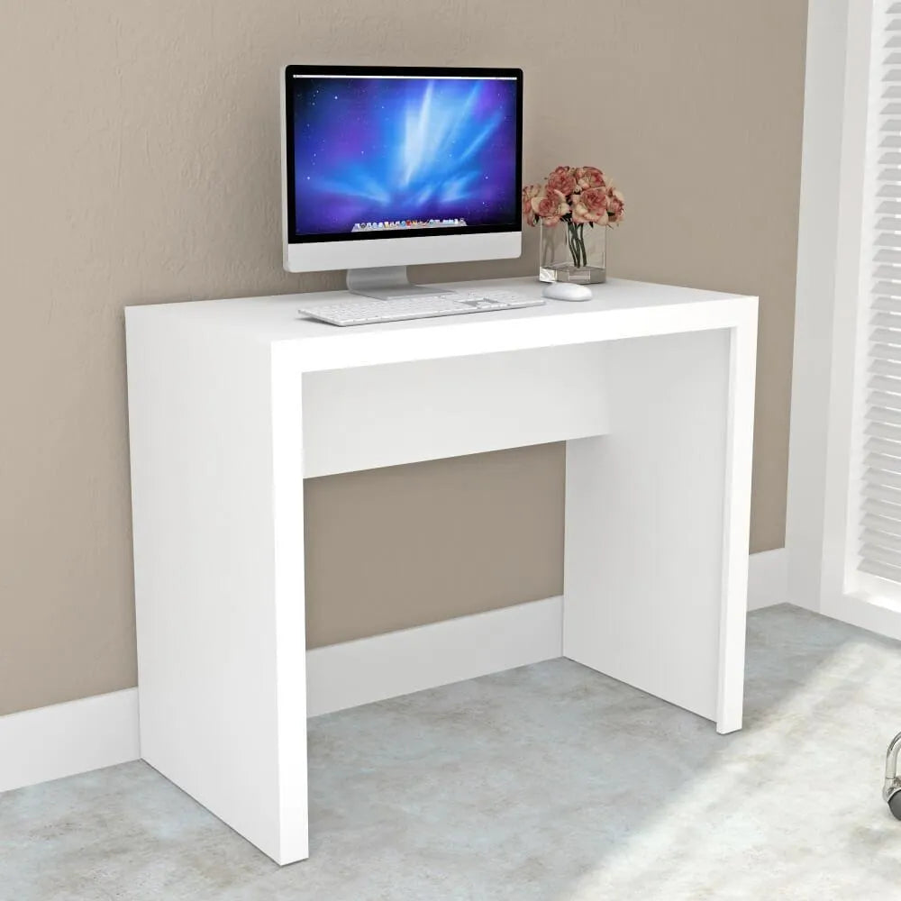 Mesa Escrivaninha Para Computador Home Office Tecnomobili Me4139 Branco