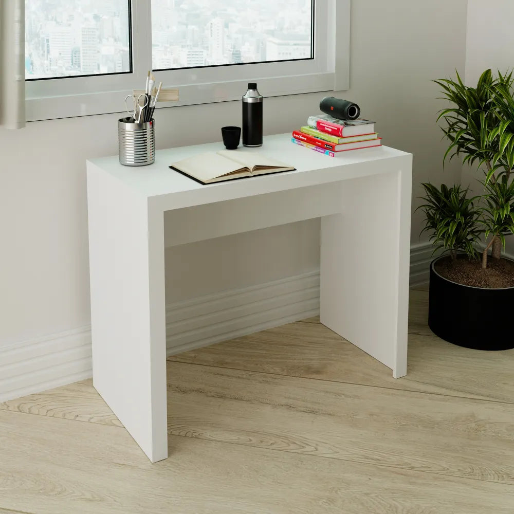 Mesa Escrivaninha Para Computador Home Office Tecnomobili Me4139 Branco