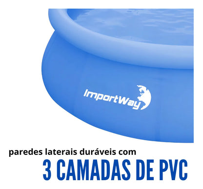 Piscina Borda Inflável 1400L IMPORTWAY