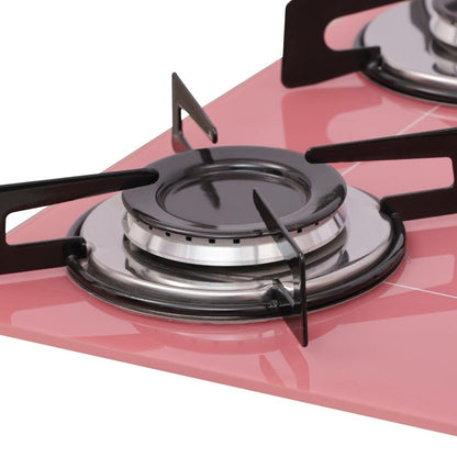 Cooktop 4 Bocas Chamalux Ultra Chama Bivolt Trempe de Chapa Rosa
