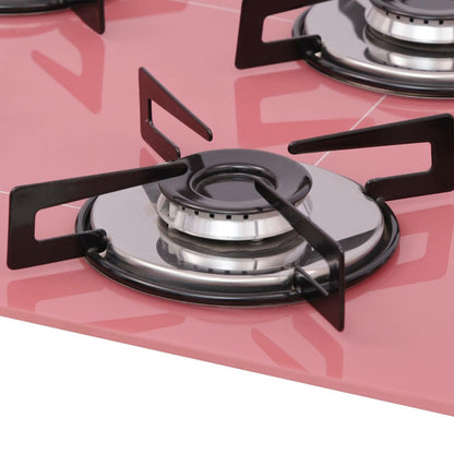Cooktop 4 Bocas Chamalux Ultra Chama Bivolt Trempe de Chapa Rosa
