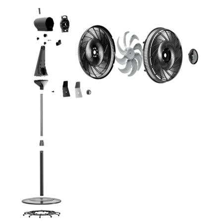Ventilador De Coluna Silencioso Wap Flow Turbo 127V