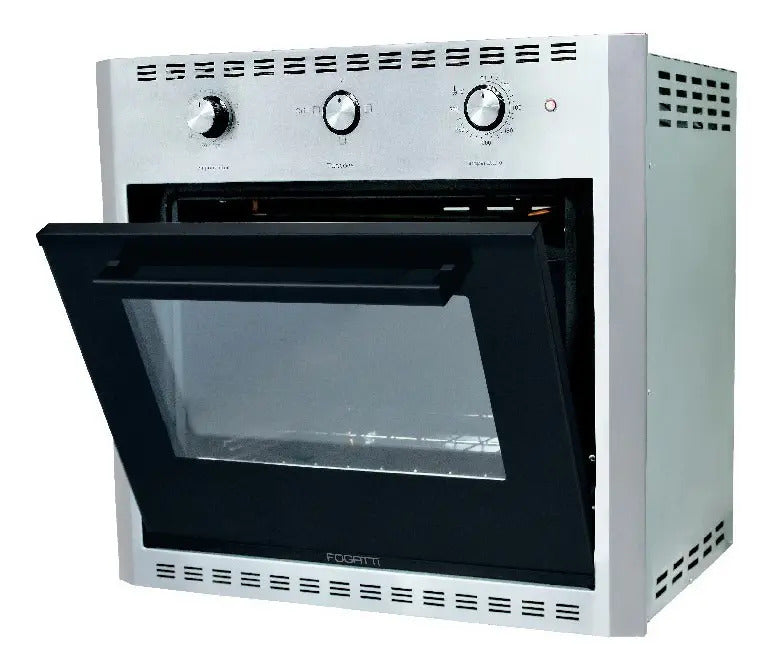 Forno Elétrico de Embutir Fogatti E60 Inox 60L 127V Grill Timer 120 Minutos Easy Clean