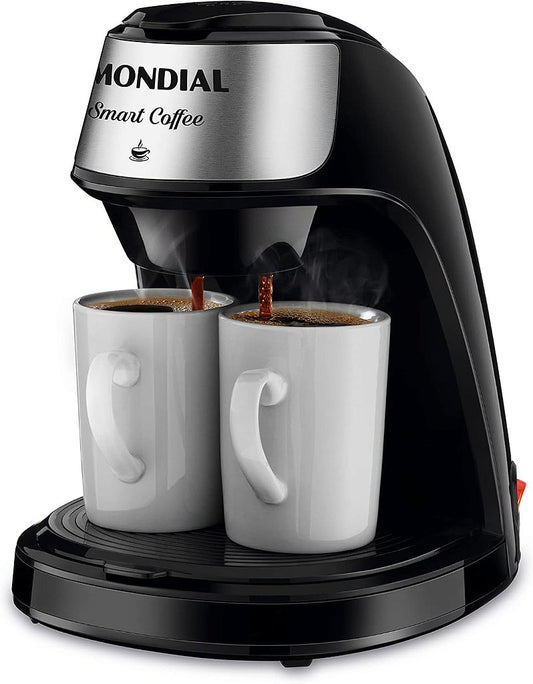 Cafeteira Elétrica Smart Coffe, Mondial, Preto/Inox, 500W, 110V - C-42-2X-BI