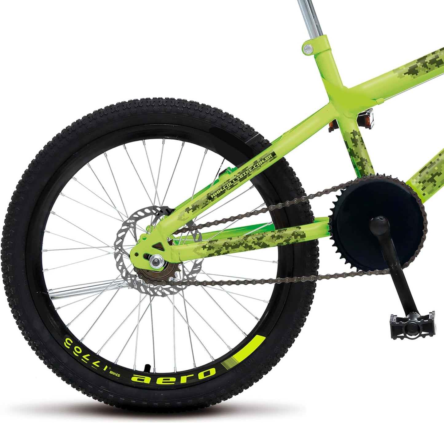 BICICLETA COLLI SKILL BOY ARO 20 - AMARELO NEON