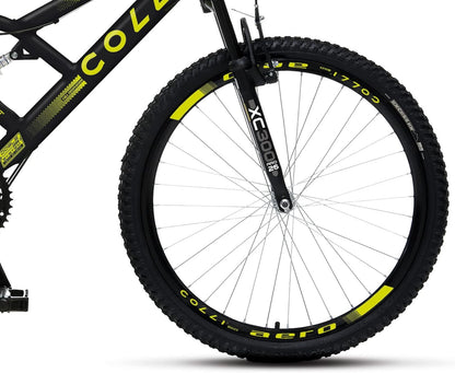 BICICLETA COLLI GPS A.26 AERO TAM 19 - PRETO COM AMARELO