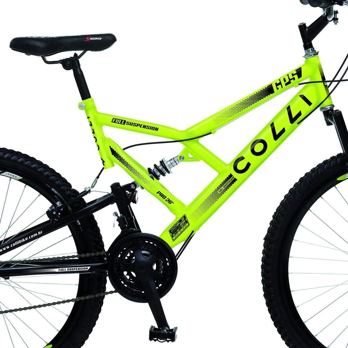 BICICLETA COLLI GPS A.26 AERO TAM 19 - AMARELO NEON