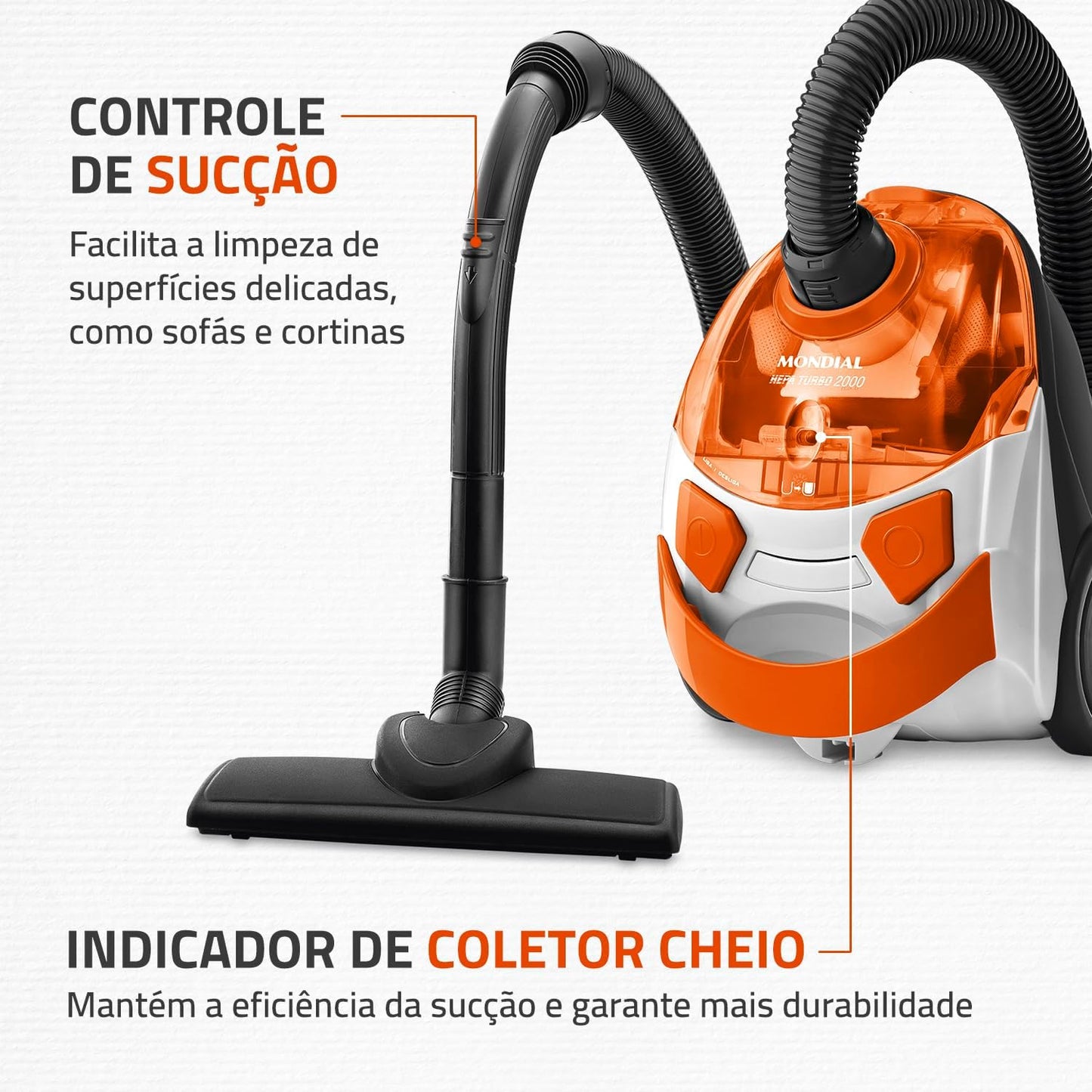 Aspirador de Pó Mondial Turbo Hepa AP-15