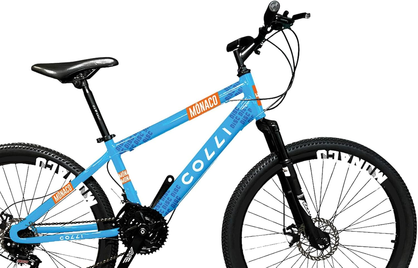 BICICLETA COLLI MONACO A.26 F.DISCO 21V- AZUL CHMPANHE