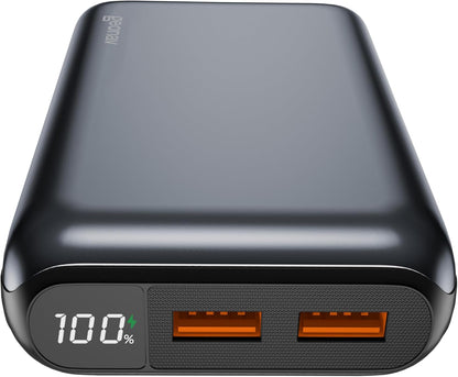 Carregador Portátil 20.000mAh Preto GEONAV