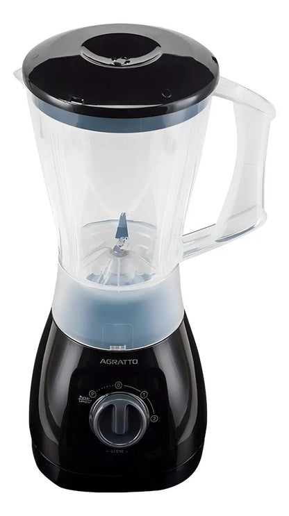 Liquidificador Agratto Forza LQLF-02 1,5L 850W 220V 2 Velocidades Função Pulsar Preto Leitoso
