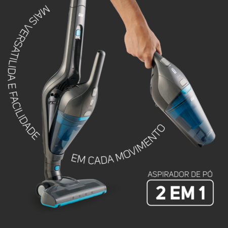 Aspirador de Pó Sem Fio WAP Eco Rápido 127V
