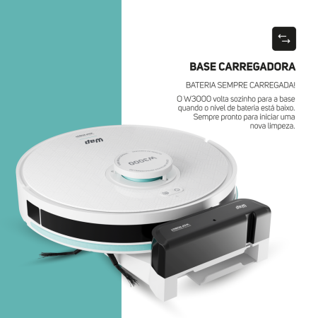 Aspirador de Pó Robô ROBOT W3000 WAP Bivolt