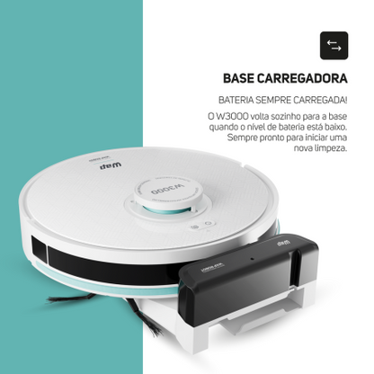 Aspirador de Pó Robô ROBOT W3000 WAP Bivolt