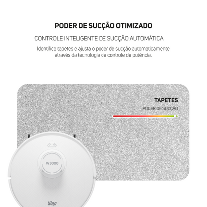 Aspirador de Pó Robô ROBOT W3000 WAP Bivolt