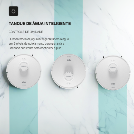 Aspirador de Pó Robô ROBOT W3000 WAP Bivolt