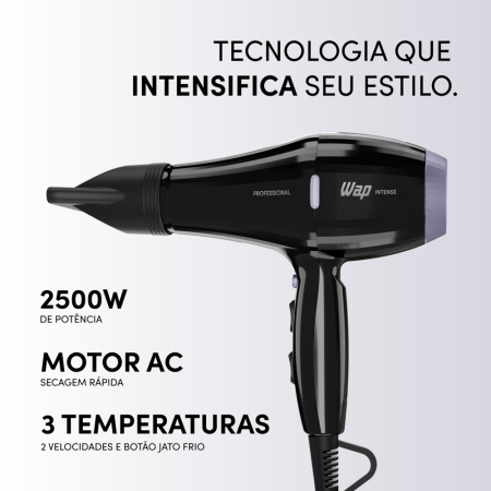 Secador de Cabelo WAP INTENSE PRO