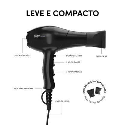 Secador de Cabelo WAP INTENSE AC